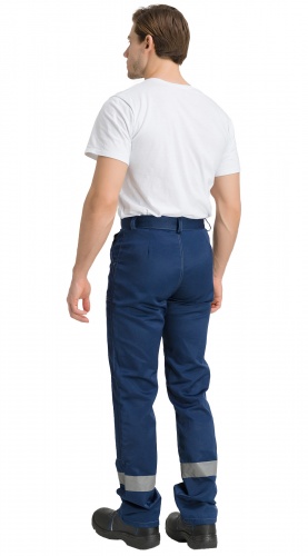 Костюм "Чикаго" брюки  (т.синий/василек)