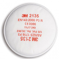 Предфильтр 3М 2135, герметично упак.по 2 шт, цена за 1 шт., продавать кратно 2 шт.