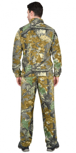 Костюм флисовый куртка, брюки КМФ Темный лес
