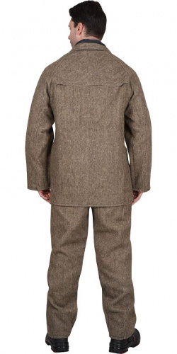 Костюм огнестойкий суконный: куртка, брюки серый