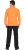 Рубашка-поло длинные рукава оранжевая, пл. 205 г/кв.м.