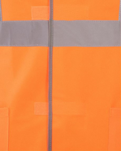 Жилет сигнальный 6АТ оранжевый (трикотаж 100% п/э) 3 СОП с карманами