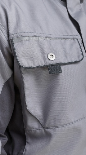 Куртка №2020 мужская, св.серый/т.серый