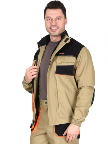 Куртка МАНХЕТТЕН стрейч песочная 