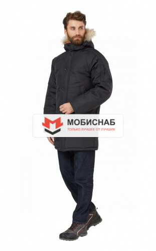 Куртка мужская зимняя "Аляска" цвет черный