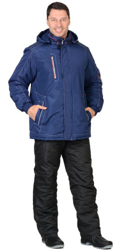 Куртка "АЛЕКС" : зимняя, мужская, цв. т-синий