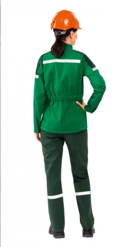Куртка ЛЕДИ ТЕХНОЛОГ зеленый с темно-зеленым